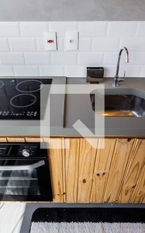 Apartamento à venda com 32m², 1 quarto e 1 vagaCozinha