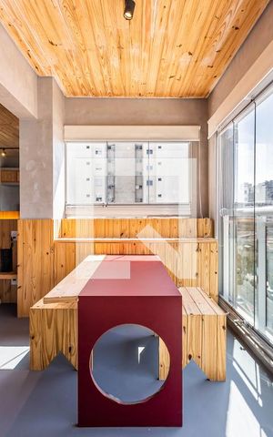 Apartamento à venda com 32m², 1 quarto e 1 vagaCozinha