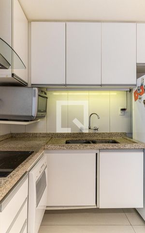 Studio à venda com 58m², 1 quarto e 1 vagaCozinha - Armários