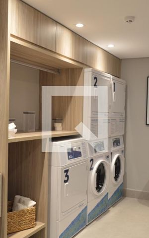 Studio à venda com 26m², 1 quarto e sem vagaLavanderia