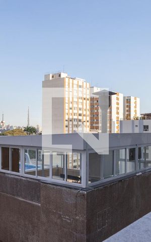 Studio para alugar com 42m², 1 quarto e sem vaga Studio para alugar com 42m², 1 quarto e sem vagaVista da Sacada