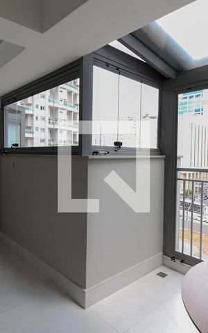 Studio à venda com 28m², 1 quarto e sem vagaVaranda