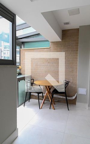 Studio à venda com 28m², 1 quarto e sem vagaVaranda
