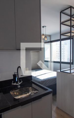 Studio para alugar com 26m², 1 quarto e sem vaga Studio para alugar com 26m², 1 quarto e sem vagaCozinha