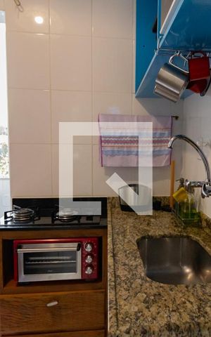 Apartamento para alugar com 55m², 1 quarto e sem vaga Apartamento para alugar com 55m², 1 quarto e sem vagaDetalhe da cozinha