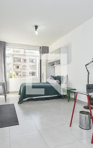 Studio para alugar com 32m², 1 quarto e sem vagaStudio