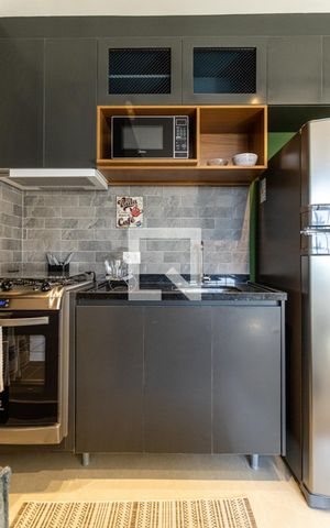 Apartamento à venda com 26m², 1 quarto e sem vagaCozinha - Armários
