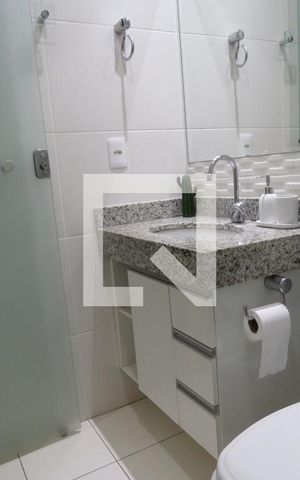 Apartamento para alugar com 62m², 2 quartos e 2 vagasBanheiro da Suíte