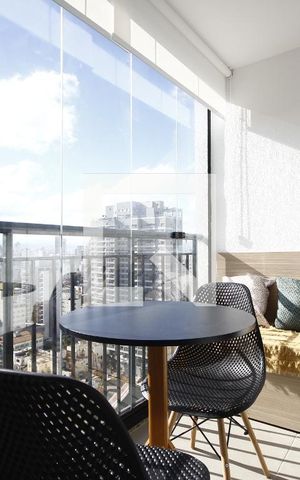 Studio à venda com 29m², 1 quarto e sem vagaVaranda Studio