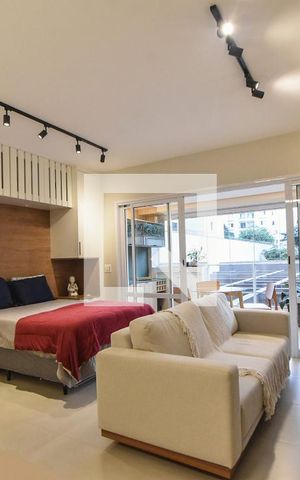 Studio à venda com 44m², 1 quarto e 1 vagaSala/Quarto