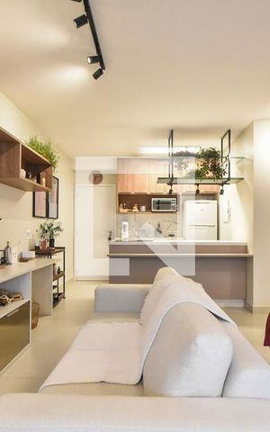 Studio à venda com 44m², 1 quarto e 1 vagaDetalhe Sala