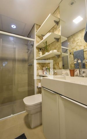 Studio à venda com 44m², 1 quarto e 1 vagaBanheiro