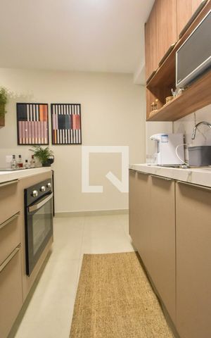 Studio à venda com 44m², 1 quarto e 1 vagaCozinha