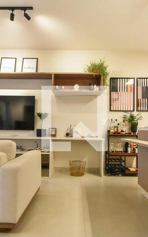 Studio à venda com 44m², 1 quarto e 1 vagaDetalhe Sala