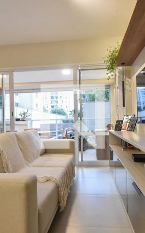 Studio à venda com 44m², 1 quarto e 1 vagaDetalhe Sala