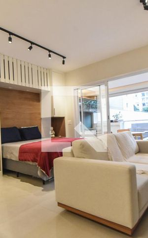 Studio à venda com 44m², 1 quarto e 1 vagaSala/Quarto