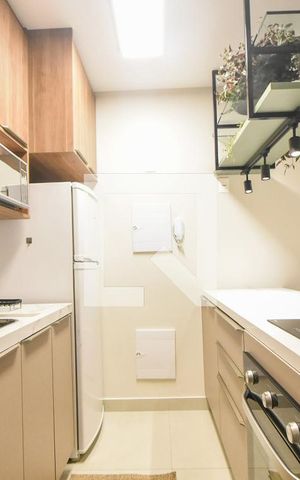 Studio à venda com 44m², 1 quarto e 1 vagaCozinha