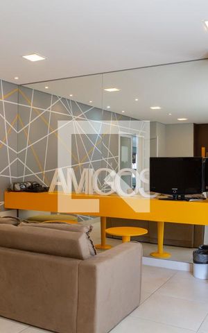 Apartamento à venda com 38m², 1 quarto e 1 vaga Apartamento à venda com 38m², 1 quarto e 1 vagaÁrea comum - Salão de festas