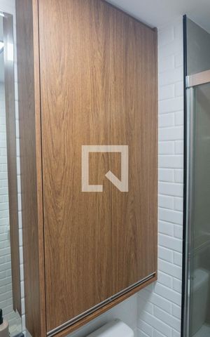 Studio para alugar com 24m², 1 quarto e sem vaga Studio para alugar com 24m², 1 quarto e sem vagaBanheiro