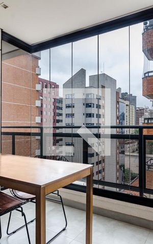 Apartamento para alugar com 33m², 1 quarto e 1 vagaVaranda
