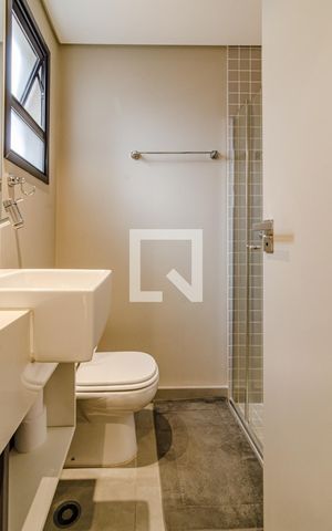 Apartamento para alugar com 33m², 1 quarto e 1 vagaBanheiro da suíte