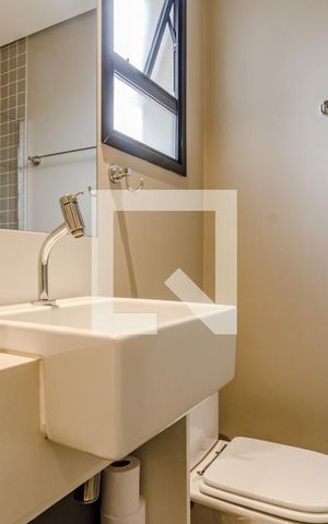 Apartamento para alugar com 33m², 1 quarto e 1 vagaBanheiro da suíte