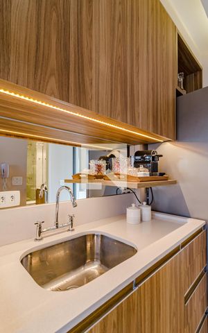 Apartamento para alugar com 45m², 1 quarto e 1 vagaCozinha