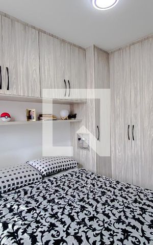 Apartamento à venda com 35m², 2 quartos e 1 vagaQuarto 2