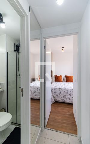 Apartamento para alugar com 33m², 2 quartos e sem vaga Apartamento para alugar com 33m², 2 quartos e sem vagaCorredor