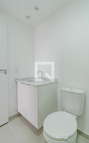 Apartamento à venda com 29m², 1 quarto e sem vagaBanheiro da suíte