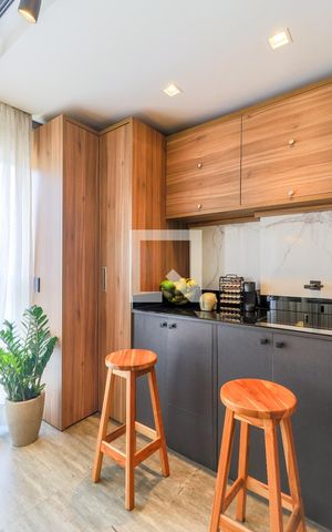 Studio para alugar com 43m², 1 quarto e 1 vaga Studio para alugar com 43m², 1 quarto e 1 vagaÁrea de Serviço