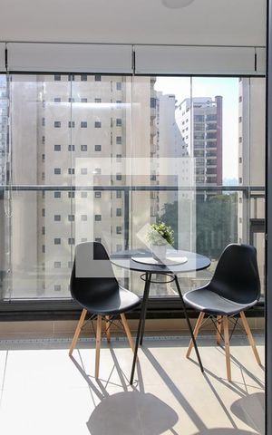 Studio para alugar com 30m², 1 quarto e sem vagaVaranda