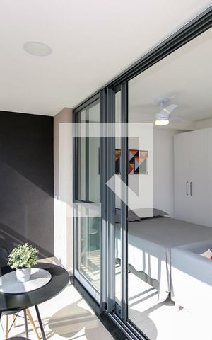 Studio para alugar com 30m², 1 quarto e sem vagaVaranda
