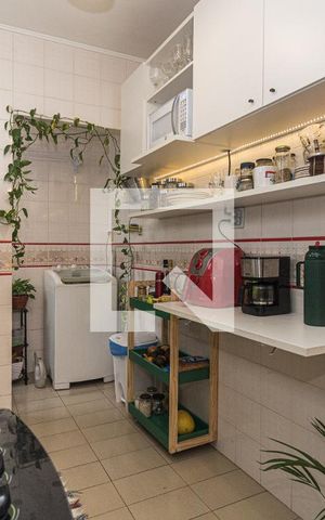 Apartamento à venda com 52m², 1 quarto e sem vagaCozinha e Área de Serviço