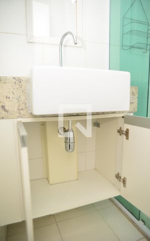 Apartamento para alugar com 29m², 1 quarto e sem vagaDetalhe Banheiro