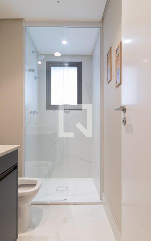 Apartamento para alugar com 60m², 1 quarto e 1 vagaBanheiro da Suíte