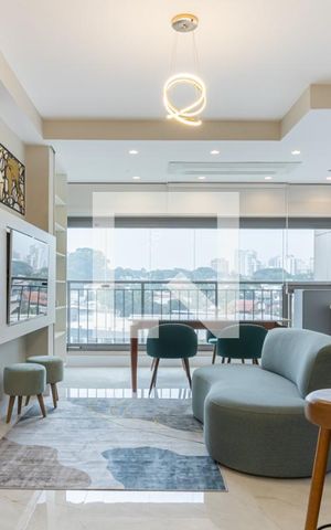 Apartamento para alugar com 60m², 1 quarto e 1 vagaSala