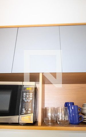 Studio à venda com 27m², 1 quarto e sem vaga Studio à venda com 27m², 1 quarto e sem vagaCozinha- detalhe armário superior