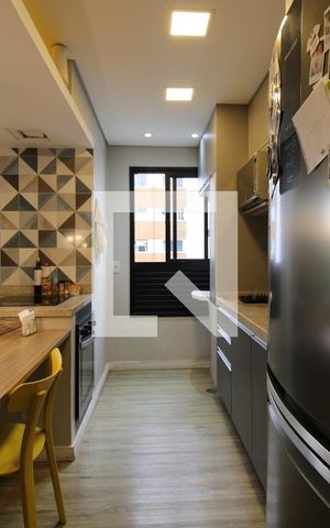 Studio à venda com 42m², 1 quarto e 1 vagaCozinha 