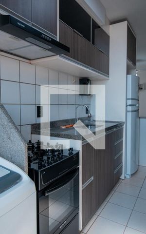 Apartamento para alugar com 55m², 2 quartos e 1 vagaÁrea de serviço e cozinha