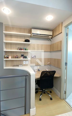 Apartamento à venda com 75m², 1 quarto e 1 vagaEscritório