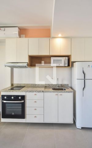 Studio para alugar com 28m², 1 quarto e 1 vagaCozinha 