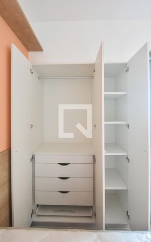 Studio para alugar com 28m², 1 quarto e 1 vagaDormitório 