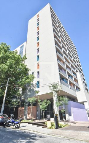 Studio para alugar com 28m², 1 quarto e 1 vagaPrédio 