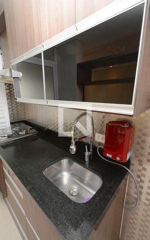 Apartamento à venda com 63m², 2 quartos e 1 vagaDetalhe da cozinha