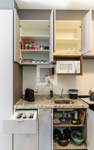 Studio à venda com 22m², 1 quarto e sem vagaCozinha - Utensílios