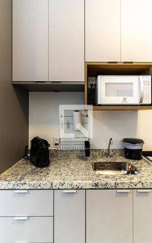 Studio à venda com 22m², 1 quarto e sem vagaCozinha