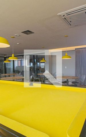 Studio para alugar com 17m², 1 quarto e sem vaga Studio para alugar com 17m², 1 quarto e sem vagaÁrea comum - Sala de Jogos