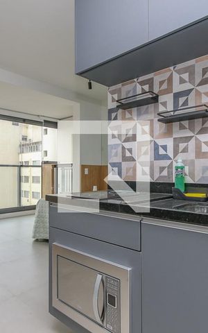 Studio para alugar com 31m², 1 quarto e sem vaga Studio para alugar com 31m², 1 quarto e sem vagaCozinha