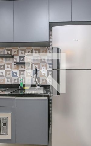 Studio para alugar com 31m², 1 quarto e sem vaga Studio para alugar com 31m², 1 quarto e sem vagaCozinha